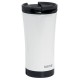Cana pentru birou Leitz WOW, otel inoxidabil, 380 ml, negru