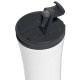 Cana pentru birou Leitz WOW, otel inoxidabil, 380 ml, negru