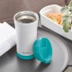 Cana pentru birou Leitz WOW, otel inoxidabil, 380 ml, turcoaz