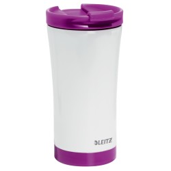 Cana pentru birou Leitz WOW, otel inoxidabil, 380 ml, mov