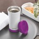 Cana pentru birou Leitz WOW, otel inoxidabil, 380 ml, mov