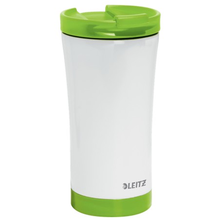 Cana pentru birou Leitz WOW, otel inoxidabil, 380 ml, verde