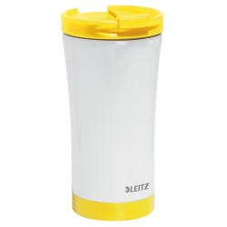 Cana pentru birou Leitz WOW, otel inoxidabil, 380 ml, galben