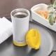 Cana pentru birou Leitz WOW, otel inoxidabil, 380 ml, galben