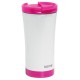 Cana pentru birou Leitz WOW, otel inoxidabil, 380 ml, roz