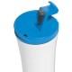 Cana pentru birou Leitz WOW, otel inoxidabil, 380 ml, albastru