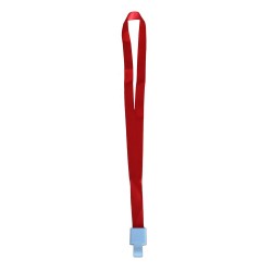 Lanyard textil, 15mm latime,clip retractabil, KEJEA - rosu