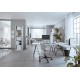 Suport vertical Leitz WOW, pentru documente, PS, A4, culori duale, alb-gri