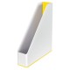 Suport vertical Leitz WOW, pentru documente, PS, A4, culori duale, alb-galben