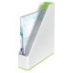 Suport vertical Leitz WOW, pentru documente, PS, A4, culori duale, alb-verde