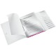Mapa cu separatoare Leitz WOW, PP, A4, 12 separatoare, 200 coli, roz