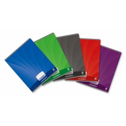 Caiet A5, 60 file - 90g/mp, liniat stanga, coperta carton lucios, AURORA Mano - matematica