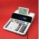 Calculator cu printare pe afisaj (fara rola hartie), 12 digits, 327 x 221 x 78 mm, SHARP EL-1901 - gri