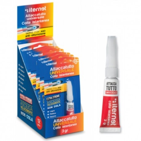 Lipici lichid instant, universal, uscare rapida, 3gr., (similar super glue), ITERNET Lipici lichid instant, universal, uscare rapida, 3gr., (similar super glue), ITERNET