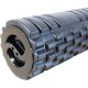 Suport pentru picioare, ergonomic, clindric cu striatii, UNILUX Roller - negru