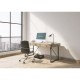 Suport pentru picioare, ergonomic, ajustabil, UNILUX Chrysalis - gri
