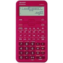 Calculator stiintific, 16 digits, 420 functii, 157x78x15 mm, SHARP EL-W531TLBRD - rosu