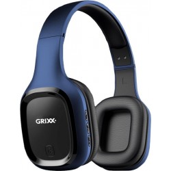 Casti wireless GRIXX Optimum - Overband Bluetooth - albastre