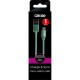 Cablu date GRIXX - Micro USB to USB, impletit, lungime 1m - verde