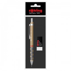 Set creion mecanic Rotring Tikky 0.5 mm + radiera, diverse culori