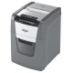 Distrugator documente automat REXEL OPTIMUM 100M, P5, micro-cut (particule), 100 coli, cos 34l, negru