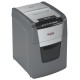 Distrugator documente automat REXEL OPTIMUM 100M, P5, micro-cut (particule), 100 coli, cos 34l, negru