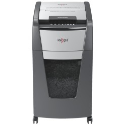 Distrugator documente automat REXEL OPTIMUM 225X, P4, cross-cut (confeti), 225 coli, cos 60l, negru