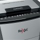 Distrugator documente automat REXEL OPTIMUM 300X, P4, cross-cut (confeti), 300 coli, cos 60l, negru