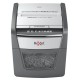 Distrugator documente automat REXEL OPTIMUM 45X, P4, cross-cut (confeti), 45 coli, cos 20l, negru-gri