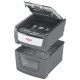 Distrugator documente automat REXEL OPTIMUM 45X, P4, cross-cut (confeti), 45 coli, cos 20l, negru-gri