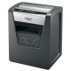 Distrugator documente manual REXEL MOMENTUM M510, P5, micro-cut (particule), 10 coli, cos 23l, negru