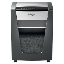 Distrugator documente manual REXEL MOMENTUM X420, P4, cross-cut (confeti), 20 coli, cos 30l, negru