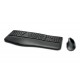 Kit tastatura + mouse Kensington ProFit Ergo, conexiune wireless, negru