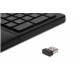 Kit tastatura + mouse Kensington ProFit Ergo, conexiune wireless, negru