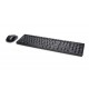 Kit tastatura + mouse Kensington ProFit Low-Profile, conexiune wireless, negru