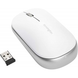 Mouse Kensington SureTrack, conexiune wireless sau bluetooth, dimensiune medie, alb