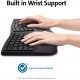 Tastatura Kensington ProFit Ergo, suport ergonomic pentru incheietura mainii inclus, conexiune wireless