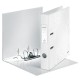 Biblioraft LEITZ 180 WOW, carton laminat, A4, 52 mm, alb