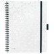 Caiet de birou LEITZ WOW Be Mobile, PP, A4, 80 coli, cu spira, matematica, alb