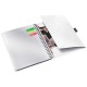 Caiet de birou LEITZ WOW Be Mobile, PP, A4, 80 coli, cu spira, matematica, alb