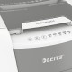 Distrugator documente automat LEITZ IQ Office, P4, cross-cut (confeti), 150 coli, cos 44l, alb-gri