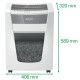 Distrugator documente manual LEITZ IQ Office Pro, P4, cross-cut (confeti), 20 coli, cos 30l, alb