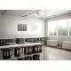 Distrugator documente manual LEITZ IQ Office Pro, P4, cross-cut (confeti), 20 coli, cos 30l, alb