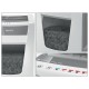 Distrugator documente manual LEITZ IQ Office Pro, P5, micro-cut (particule), 15 coli, cos 30l, alb