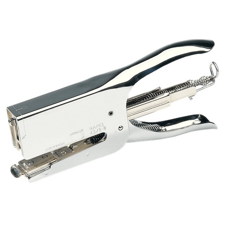 Capsator metalic Classic Rapid K1, tip cleste, pentru textile, cutie, crom