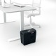 Distrugator documente manual REXEL SECURE S6, P4, cross-cut (confeti), 6 coli, 10l, negru