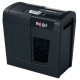 Distrugator documente manual REXEL SECURE S6, P4, cross-cut (confeti), 6 coli, 10l, negru