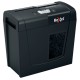 Distrugator documente manual REXEL SECURE S6, P4, cross-cut (confeti), 6 coli, 10l, negru