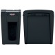 Distrugator documente manual REXEL SECURE X10 Slim, P4, cross-cut (confeti), 10 coli, 18l, negru