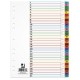 Index carton alb Mylar numeric 1-31, margine PP color, A4, 170g/mp, Q-Connect